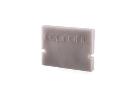 Krytky pro Al profily - IMPR 979001 Koncovka H-AU-01-10 šedá 16 mm 2 ks - LIGHT IMPRESSIONS