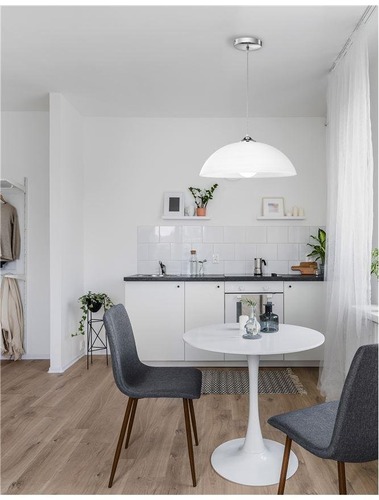 Polokoule - NV 600822 Závěsné svítidlo VINCA chromovaný kov bílá sklo E27 1x12W - NOVA LUCE - foto 1