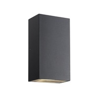 Nástěnná - NOR 84151003 Venkovní nástěnné svítidlo Rold 1x9,5W LED černá čirá - NORDLUX