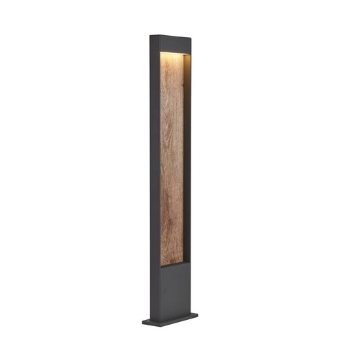 Sloupková - LA 1002959 FLATT POLE 100 Outdoor, stojací LED svítidlo, 3000K, IP65, antracitové/hnědé - BIG WHITE (SLV) - foto 1