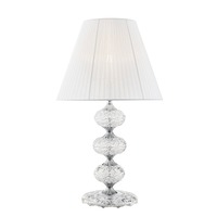 Stolní lampy dekorační - FAN I-INCANTO/LG1 Stolní lampa Lume Incanto, chromové, 1 x E27, 40 x 68 cm - FANEUROPE