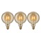 E27 - P 5071 1879 set LED Globe E27 230V 3x2,7W 1700K zlatá - PAULMANN