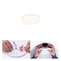 Koupelnová - P 92387 LED vestavné svítidlo Veluna VariFit IP44 kruhové 75 4,5W 3.000K satén - PAULMANN