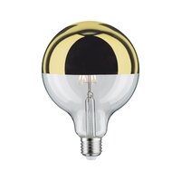 E27 - P 28678 LED Globe 6,5 W E27 zrcadlový svrchlík zlatá teplá bílá stmívatelné - PAULMANN
