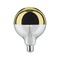 E27 - P 28678 LED Globe 6,5 W E27 zrcadlový svrchlík zlatá teplá bílá stmívatelné - PAULMANN
