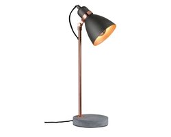 Stolní lampy dekorační - P 79624 Stolní lampa Neordic Orm měď / beton - PAULMANN