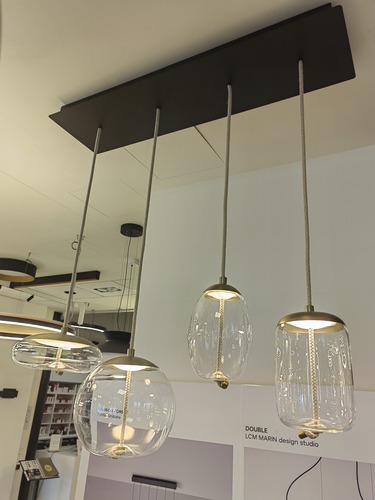 Vícečetná - BRO PC01035_KOMPLET Závěsné svítidlo KNOT SMALL SFERA + DISCO + UOVO + CILINDRO - BROKIS A - foto 1