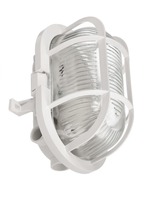 S vyšším krytím - IMPR 731166 Deko-Light stropní a nástěnné přisazené svítidlo - Sotano Retro, oval, 1x max. 60 W E27, bílá - LIGHT IMPRESSIONS
