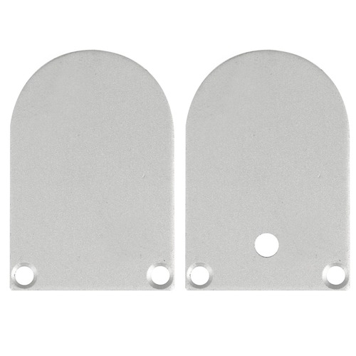 Krytky pro Al profily - SLC S43312 Koncovka pro profil Pro B5/B6 kulatý hliník 2x - TLG - foto 1