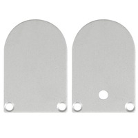 Krytky pro Al profily - SLC S43312 Koncovka pro profil Pro B5/B6 kulatý hliník 2x - TLG