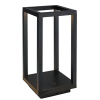 Stolní lampy dekorační - BRILO 7579015 BRILONER Laer stolní lampa - 1,8W, 50lm, bezdrátová, LED, stmívatelné, dotykový vypínač, CCT, černá 7579015