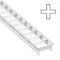 Liniové CLICK - SLC SLC9551 LED svítidlo Click mřížka X spojka bílá - TLG