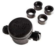 Příslušenství - IMPR 930578 Deko-Light Outdoor 2-násobný-rozbočovač kulaté pro kabel 5-12 mm, 0.5-2,5 mm², max. 450V AC/24A  - LIGHT IMPRESSIONS