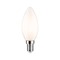 E14 - P 29115 Klasická White LED svíčka E14 4,5W 2700K stmívatelné opál - PAULMANN