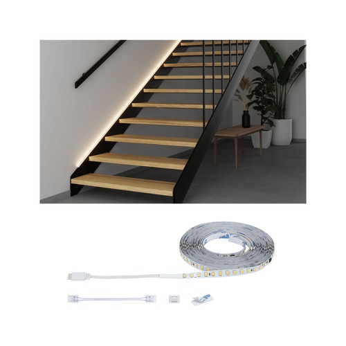 Dekorační - P 71222 MaxLED Stair LED Strip prodloužení 5m 5W 2700K - PAULMANN - foto 1