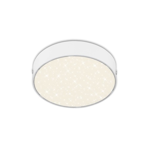 Kruhová - BRI 7072-416 LED stropní svítidlo hvězdné nebe, pr. 15,7 cm, 11 W, bílé - BRILONER - foto 1