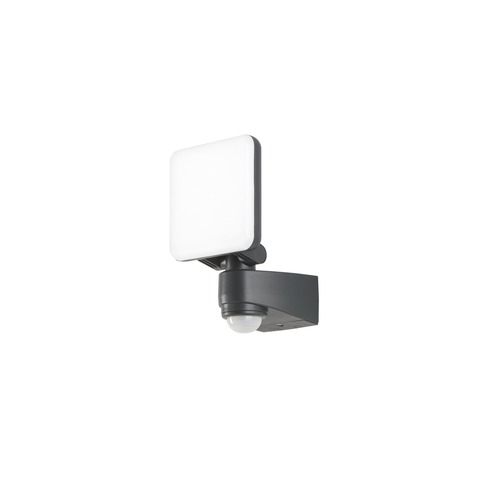 Reflektory - FAN LED-SAT-10 Venkovní reflektor LED SAT antracit plast 10 W 1200 lm 4000 K IP54 se senzorem 23x14x15,35 cm - FANEUROPE - foto 1