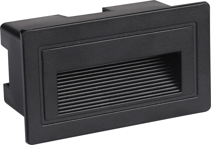 LED poziční světla Optonica - LED krokové světlo ČERNÁ 3W IP65 - foto 1