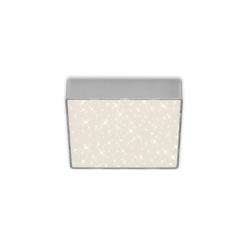 Hranatá - BRI 7076-414 LED stropní svítidlo hvězdné nebe, 15,7 cm, 11 W, stříbrná - BRILONER - foto 1