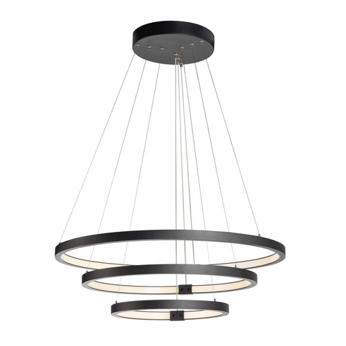 Kruhová - LA 1002913 ONE TRIO DALI Indoor, závěsné LED svítidlo černé, 3000/4000K - BIG WHITE (SLV) - foto 1