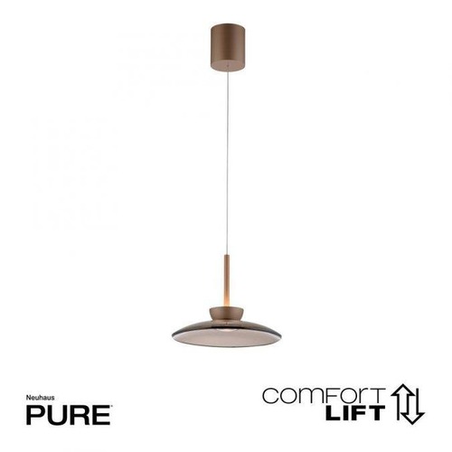 Dekorativní - PN 2191-97 LED závěsné svítidlo PURE Moon nastavitelná výška 2700K bronz / tmavý amber - PAUL NEUHAUS - foto 1