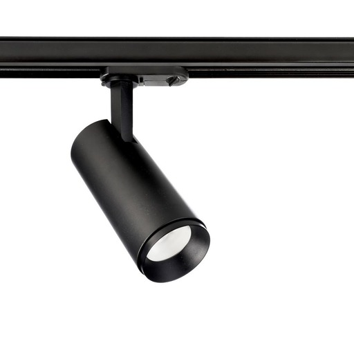 Svítidla - IMPR 707168 Deko-Light 1-fázový kolejnicový systém bodové svítidlo, Lucea, Tilt, 10 W, DIM, 2700 K, 220-240V tmavě černá RAL 9005 - foto 1