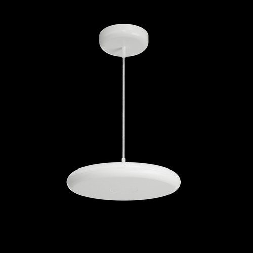 Kruhová - OS ZET60072 ZETA ST1 PF závěsné plastové svítidlo bílá IP40 3000 K 31W LED - OSMONT - foto 1