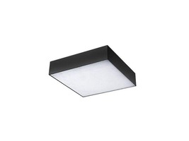 Hranatá - AZZ AZ2275 LED Stropní a nástěnné svítidlo Azzardo Monza Square 40 black 3000K AZ2275 50W 4200lm 3000K IP20 40cm hranaté černé - AZZARDO