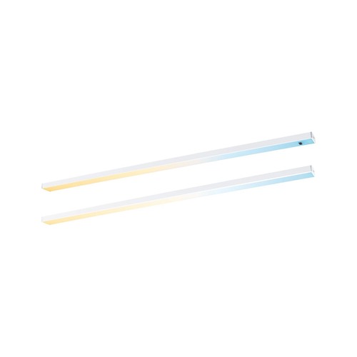 Přisazená - P 98619 LED podskříňkové svítidlo Inline 2ks startovací sada 2x6W 550x26mm 24V bílá mat - PAULMANN - foto 1