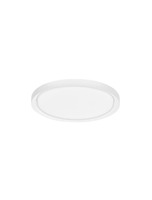 Kruhová - NV 9053591 Stropní svítidlo TROY kov a akrylový difuzor matná bílá LED 40W 230V 3000K IP20 stmívatelné - NOVA LUCE