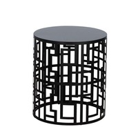 Ostatní - EG 424011 Stůl OGUNI 450mm ?395mm černá matná 424011 - LIVING