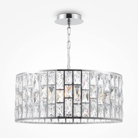 Dekorativní - M MOD184-PL-04-CH Lustr Gelid E27 240W čirá chrom kov křišťál designový - MAYTONI
