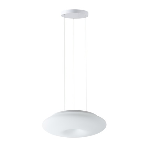 Kruhová - OS SAT73555 SATURN LE2 závěsné skleněné svítidlo bílá IP20 4000 K 31W LED - OSMONT - foto 1