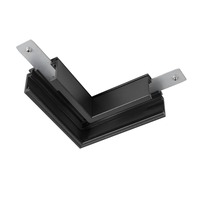 Lištové Magnetic SLV - LA 1006575 L-spojka mechanická 48 V TRACK, pro nástavbovou lištu standard, vlevo, černá - BIG WHITE (SLV)