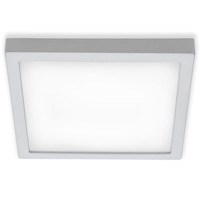 Hranatá - BRI 7142-414 LED stropní svítidlo, 30 cm, 21 W, matný chrom - BRILONER
