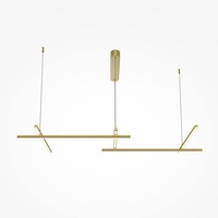 Dekorativní - M MOD278PL-L50G3K Závěsné svítidlo Radiance 3000K 50W 2150lm zlatá hliník teplá bílá - MAYTONI