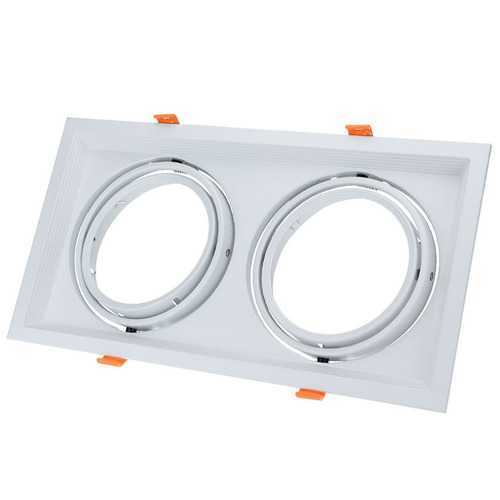 Spotřební materiál a příslušenství - Obdélníkové 2xAR111 kroužky nastavitelné - foto 1