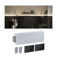 Krytky pro Al profily - P 78408 LumiTiles příslušenství kryt pro profil Top  80x24mm šedá - PAULMANN