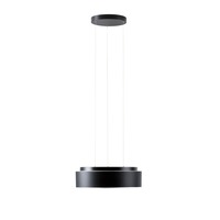 Kruhová - OS ERI67402 ERIS LEC3 závěsné skleněné svítidlo černá IP40 3000 K 34W LED - OSMONT