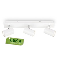 Bodová - BRILO 2840036 Isil A LED stropní bodové svítidlo, energetická třída A, 3-ramenné, 50.000h životnost, nastavitelné, bílé - BRILO