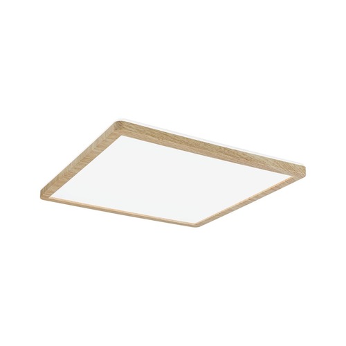 Hranatá - P 71035 LED Panel Atria Shine Backlight IP44 hranaté 293x293mm 16W 4000K design dřevo - PAULMANN - foto 1