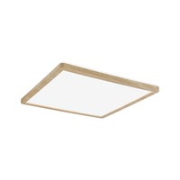 Hranatá - P 71035 LED Panel Atria Shine Backlight IP44 hranaté 293x293mm 16W 4000K design dřevo - PAULMANN