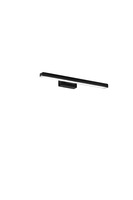 Nástěnná - FAN LED-W-LANCER-40-NER Nástěnné LED svítidlo Lancer (černé, kov) 10 W, 40 x 9 x 4 cm - FANEUROPE