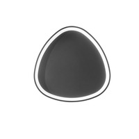 Kruhová - FAN LED-KLAPTON-PL65-NER Stropní LED svítidlo KLAPTON černá, 60 W, 8360 lm, CCT, 65 x 7 cm - FANEUROPE