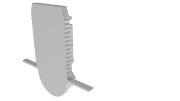 Krytky pro Al profily - IMPR 979700 Koncovka R-ET-03-10 sada 2ks - LIGHT IMPRESSIONS