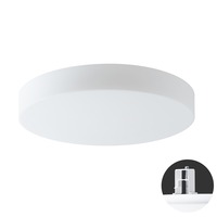 Koupelnová - OS ELS68144 ELSA V5 stropní/nástěnné skleněné polovestavné svítidlo bílá IP44 3000 K 26W LED HF - OSMONT