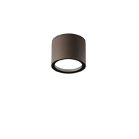 Downlight - FAN I-TOWER-R1-BRO Stropní svítidlo hliník TOWER, 1xGX53, IP54, barva corten, 90 x 90 x 72 mm - FANEUROPE