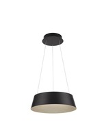 Kruhová - NV 9345656 Závěsné svítidlo ALBA černý hliník šampaň a zlatá LED 40W 230V 3000K IP20 stmívatelné - NOVA LUCE
