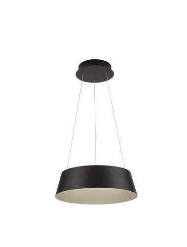 Kruhová - NV 9345656 Závěsné svítidlo ALBA černý hliník šampaň a zlatá LED 40W 230V 3000K IP20 stmívatelné - NOVA LUCE - foto 1