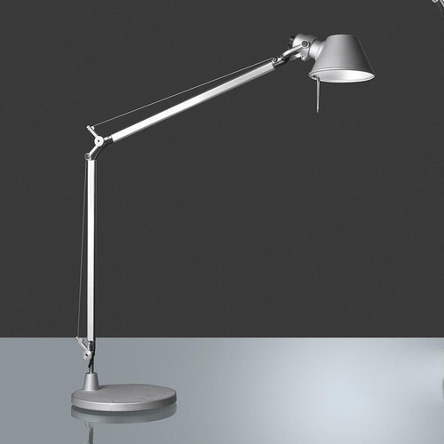 Stolní lampy pracovní - AR A0151W00 Tolomeo Midi stolní lampa LED 2700K hliník - tělo lampy - ARTEMIDE - foto 1